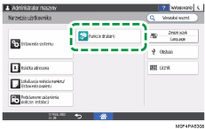 ilustracja ekranu panela operacyjnego