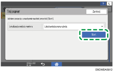 ilustracja ekranu panela operacyjnego