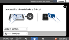 ilustracja ekranu panela operacyjnego