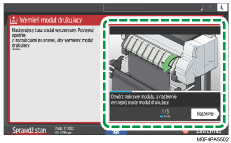 ilustracja ekranu panela operacyjnego