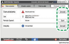 ilustracja ekranu panela operacyjnego