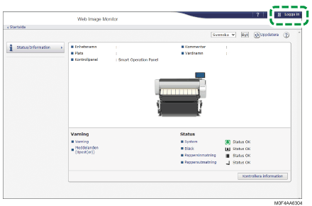 Bild av webbläsarens skärm