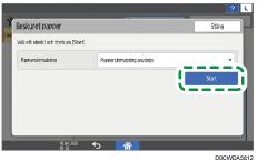 Bild på användarpanelens skärm