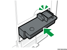 Illustration av bläckuppsamlaren