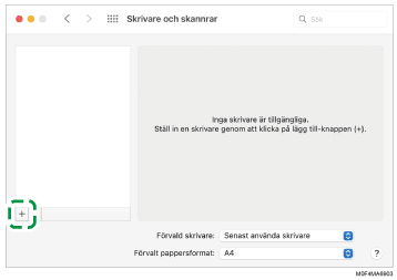 Bild på drivrutinens skärmbild