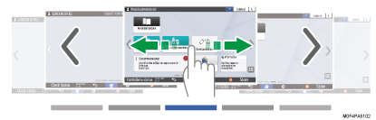 Bild på användarpanelens skärm