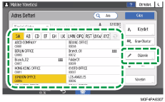 İşletim paneli ekran görseli