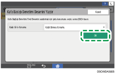 İşletim paneli ekran görseli