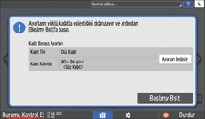 İşletim paneli ekran görseli