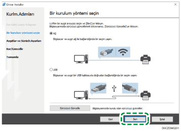 Sürücü yükleyici görseli