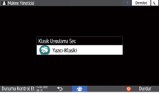 İşletim paneli ekran görseli