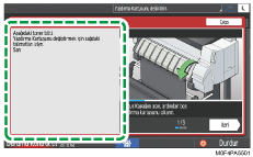 İşletim paneli ekran görseli