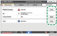 İşletim paneli ekran görseli