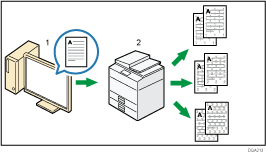 Illustrazione della sicurezza dati per copia