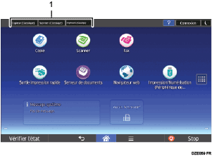 Illustration des modes de modification avec numérotation