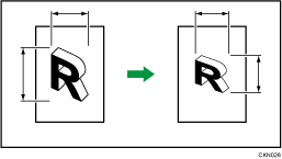 Illustrazione Ingrandimento formato direzionale