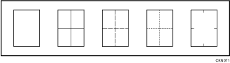 Illustrazione linea di separazione in Ripeti immagine