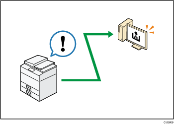 Monitorare e impostare la macchina tramite computer