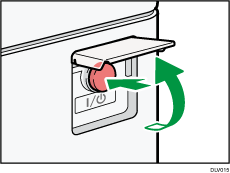 Illustrazione dell'interruttore di alimentazione principale