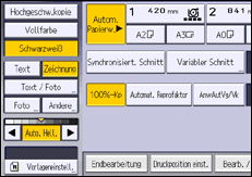 Abbildung Bedienfeld-Display