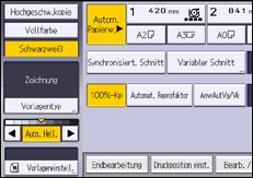 Abbildung Bedienfeld-Display