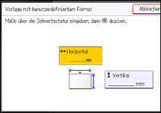 Abbildung Bedienfeld-Display