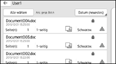 Abbildung Bedienfeld-Display