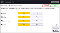 Abbildung Bedienfeld-Display