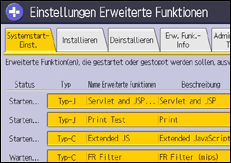 Abbildung Bedienfeld-Display