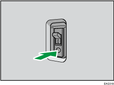 Earth leakage breaker illustration