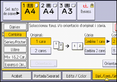 Il·lustració de pantalla del tauler d'operacions