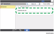 Il·lustració de pantalla del tauler d'operacions