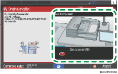 Il·lustració de pantalla del tauler d'operacions