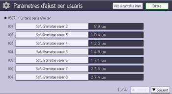 Il·lustració de pantalla del tauler d'operacions