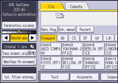 Il·lustració de pantalla del tauler d'operacions