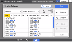 Il·lustració de pantalla del tauler d'operacions