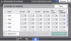 Il·lustració de pantalla del tauler d'operacions