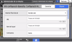 Il·lustració de pantalla del tauler d'operacions