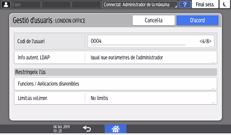 Il·lustració de pantalla del tauler d'operacions