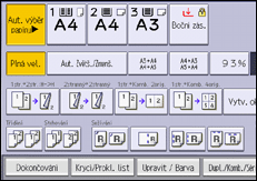 Ilustrace ovládacího panelu