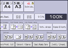 Ilustrace ovládacího panelu