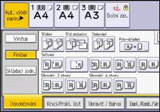 Ilustrace ovládacího panelu
