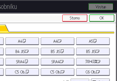 Ilustrace ovládacího panelu