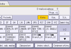Ilustrace ovládacího panelu