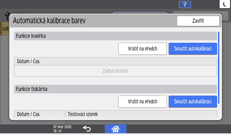 Ilustrace ovládacího panelu