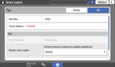 Ilustrace ovládacího panelu