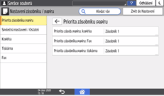Ilustrace ovládacího panelu