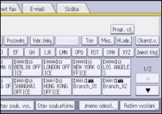 Ilustrace ovládacího panelu