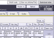 Ilustrace ovládacího panelu