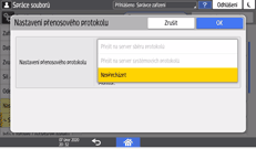 Ilustrace ovládacího panelu